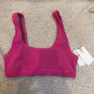 NWT Good American bikini top size 1/2